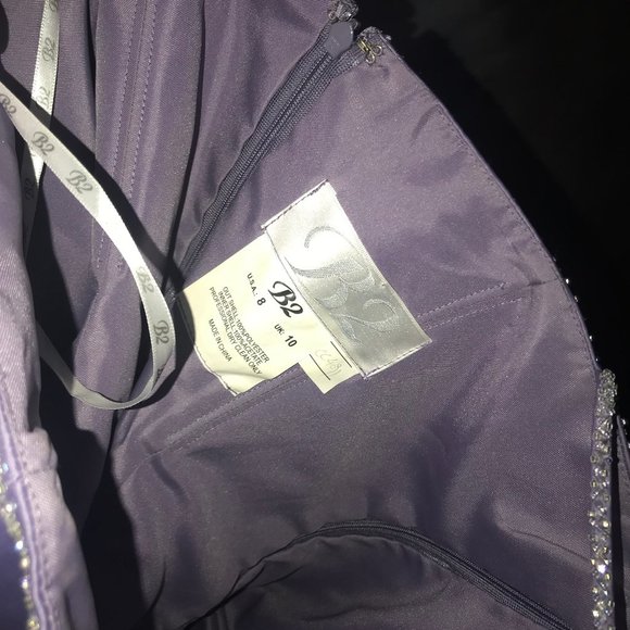 B2 Purple 3 piece Evening Special Occasions Gown - Picture 4 of 6